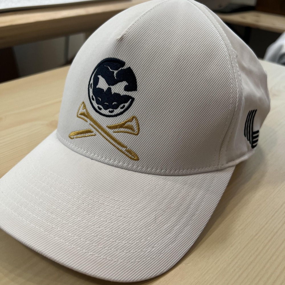LIV Golf Crushers Bryson DeChambeau Hat Cap White Golf Flexfit 110 One Ten